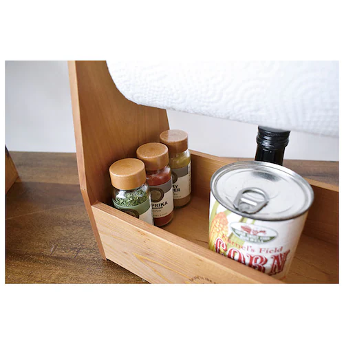 スパイスボックス キャンプ 通販 キッチンペーパーホルダー 調味料ラック 木製 持ち運び 調味料入れ 調味料 収納 調味料ケース 調味料ボックス ペーパーホルダー カトラリーケース おしゃれ アウトド_7