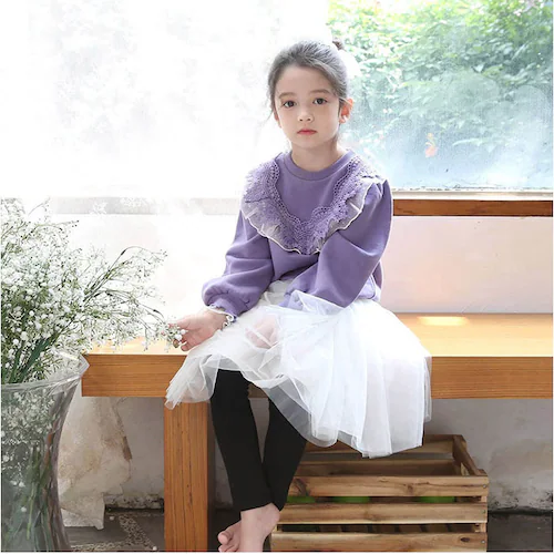 �L�b�Y �g���[�i�[ ���̎q �ʔ� �X�E�F�b�g 53032202 �v���I�[�o�[ �X�G�b�g ��100% �R�b�g�� ���� ���w�� �W���j�A �ʊw �t���� ���[�X �H�~ �t �H ������� ��l���� �I�V����_2