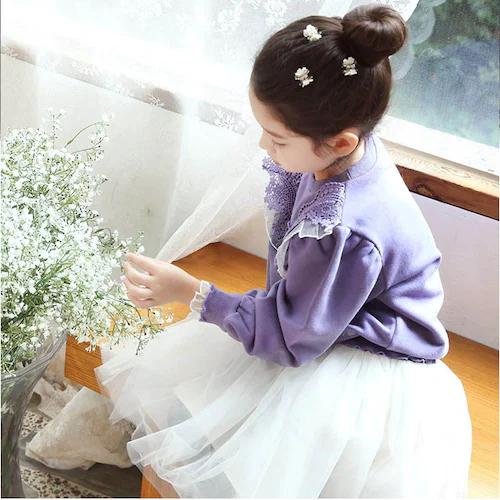 �L�b�Y �g���[�i�[ ���̎q �ʔ� �X�E�F�b�g 53032202 �v���I�[�o�[ �X�G�b�g ��100% �R�b�g�� ���� ���w�� �W���j�A �ʊw �t���� ���[�X �H�~ �t �H ������� ��l���� �I�V����_4