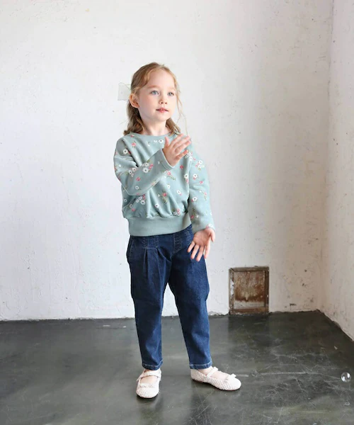 �L�b�Y �g���[�i�[ ���̎q �ʔ� �X�E�F�b�g 63032302 �v���I�[�o�[ �X�G�b�g ��100% �R�b�g�� ���� ���w�� �W���j�A �ʊw �ԕ� �t�����[ ���� �H�~ �t �H ������� ���� �I�V��_4