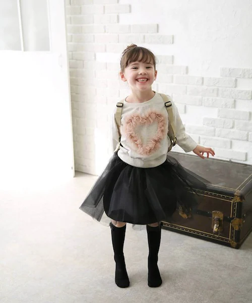 �L�b�Y �g���[�i�[ ���̎q �ʔ� �X�E�F�b�g 73032402 �v���I�[�o�[ �X�G�b�g ��100% �R�b�g�� ���� ���w�� �W���j�A �ʊw �t���� �n�[�g �H�~ �t �H ���킢�� �I�V���� ���� ��_4