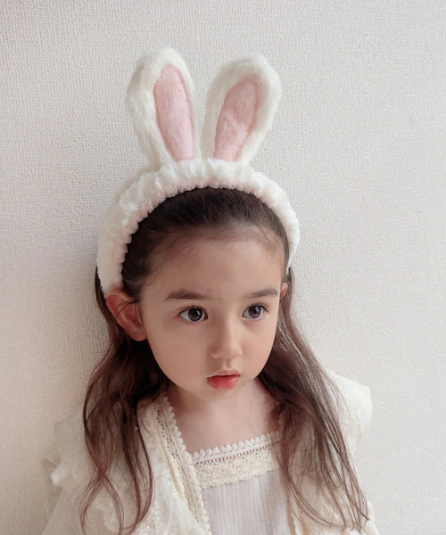 ヘアバンド キッズ 洗顔 通販 Rora アメナ ヘアーバンド 髪どめ 髪留め ヘアターバン 髪飾り 女の子 女子 子供 子ども こども うさ耳 小学生 ふわふわ かわいい おしゃれ 可愛い オシャレ_3