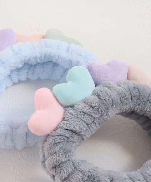 ヘアバンド キッズ 洗顔 通販 Rora ナディア ヘアーバンド 髪どめ 髪留め ヘアターバン 髪飾り 女の子 女子 子供 子ども こども ハート 小学生 ふわふわ かわいい おしゃれ 可愛い オシャ_9