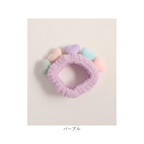 ヘアバンド キッズ 洗顔 通販 Rora ナディア ヘアーバンド 髪どめ 髪留め ヘアターバン 髪飾り 女の子 女子 子供 子ども こども ハート 小学生 ふわふわ かわいい おしゃれ 可愛い オシャ_12