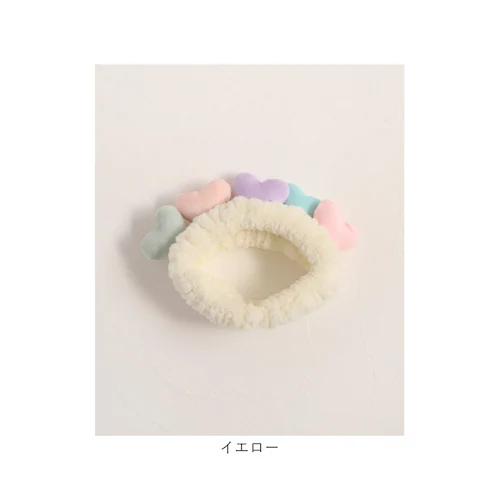 ヘアバンド キッズ 洗顔 通販 Rora ナディア ヘアーバンド 髪どめ 髪留め ヘアターバン 髪飾り 女の子 女子 子供 子ども こども ハート 小学生 ふわふわ かわいい おしゃれ 可愛い オシャ_14