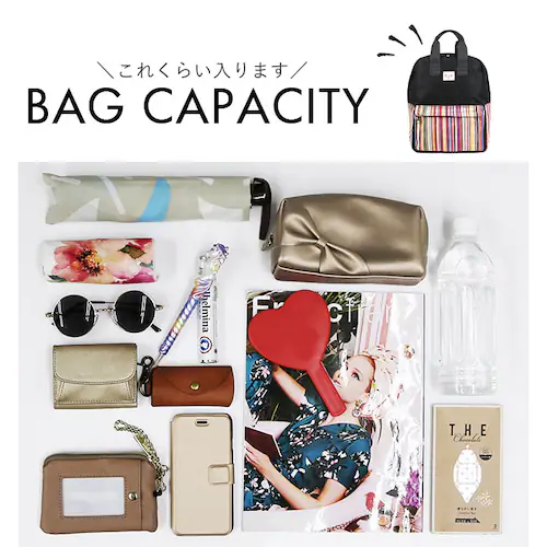 Les Toiles Du Soleil リュック S 通販 リュックサック デイパック ハンドル付き 手持ち クッションポケット 小さめ 大きく開く 出し入れがしやすい レトワール デュ ソレイユ _13