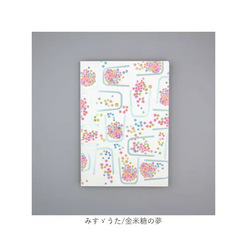 a5 ノート かわいい 日本製 通販 ROKKAKU misuzu uta ミニノート 無地 メモ帳 みすゞうた 箔押し 金子みすゞ グッズ 自由帳 じゆうちょう A5サイズ 大正時代 文房具 文具 _11