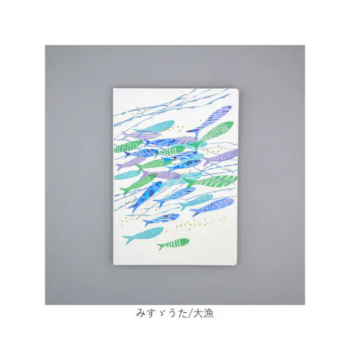 a5 ノート かわいい 日本製 通販 ROKKAKU misuzu uta ミニノート 無地 メモ帳 みすゞうた 箔押し 金子みすゞ グッズ 自由帳 じゆうちょう A5サイズ 大正時代 文房具 文具 _20