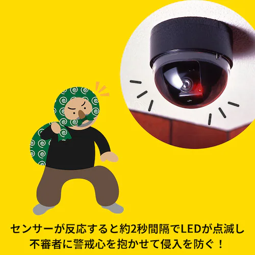 �h�ƃJ���� �_�~�[ �ʔ� �ƒ�p ���O ���C�����X �ݒu �Ď� �Z���T�[ ���C�g �h�[���^ LED �����v �N���h�~ �t�F�C�N �������h�~ �ԏ�r�炵�΍� �d�r �U�� �ɂ����� �_�~�[ �J���� �ԐF _3