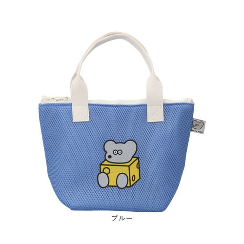ネズミのandy バッグ 通販 保冷バッグ ランチバッグ 保冷バック ランチトート お弁当袋 保冷トートバッグ 小さめ トートバック ねずみのANDY グッズ メッシュ保冷トートM お弁当 キャラクタ_12