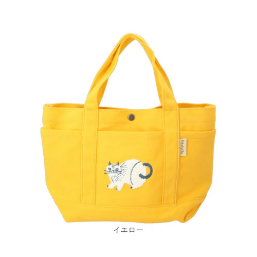 fikalycka トートバッグ フィーカリュッカ 通販 トートバック 手提げバッグ 帆布トートバッグ サガラ刺繍 相良刺繍 レディース 大きめ キャンバス A4 通勤 通学 かわいい 猫グッズ ネコ_15