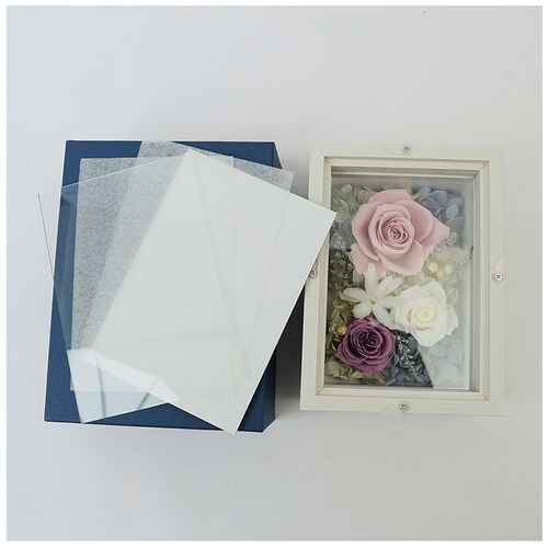 プリザーブドフラワー 仏花 通販 お供え 写真立て メモリアルフラワー ボックス ギフト 遺影 額縁 フラワー アレンジメント 花 お供え物 お花 一周忌 仏壇用 お仏壇 法事 法要 お彼岸 おしゃれ_10