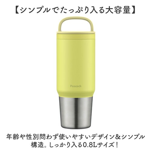 �}�O�{�g�� �􂢂₷�� 800ml �ʔ� �X�e�����X�{�g�� �����ݐ��� �X�N�����[�{�g�� ���̂� �}�O �H��@�Ή� �H��� �X�e�����X �n���h���t�� �ۗ� �ۉ� ������� �s�[�R�b�N���@�r ��l�p����_2