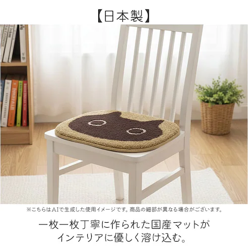 チェアパッド かわいい 通販 日本製 アツコマタノ atsuko matano チェアマット チェアパット 35cm×32cm 座布団 座面クッション 椅子 クッション マタノアツコ 俣野温子 可愛い_7