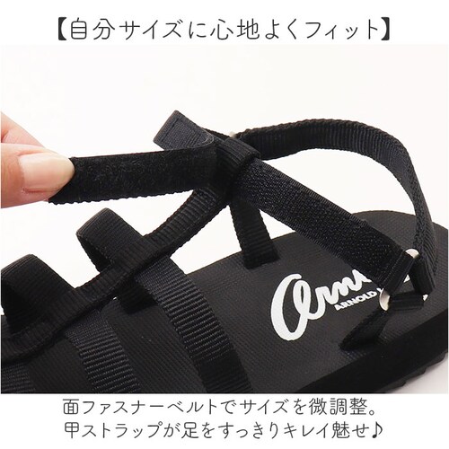 �A�[�m���h�p�[�}�[ �T���_�� Arnie Arnold Palmer AN5405 �ʔ� �X�|�[�c�T���_�� ���f�B�[�X �X�|�T�� �X�g���b�v�T���_�� �X�|�[�c �A�E�g�h�A �� �t �t�� ���q �������_3