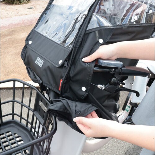 自転車 レインカバー 子供乗せ 前 通販 チャイルドシートカバー 前乗せ カバー 雨カバー 雨よけ 雨除け チャイルドシート フロント用 保育園 幼稚園 送り迎え 送迎 雨の日 MARUTO マルト _15