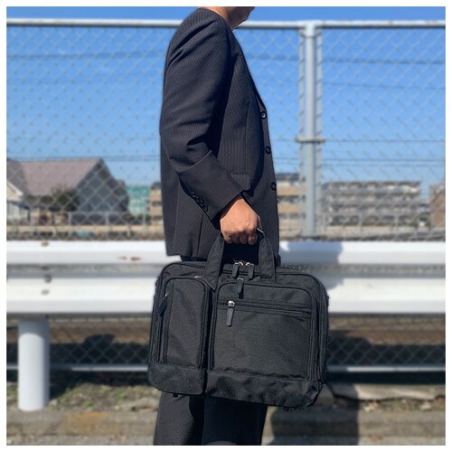 CAPTAIN STAG キャプテンスタッグ ビジネスバッグ 大容量 通販 3Way ショルダー ショルダーバッグ 手提げ 肩掛け キャリーオン エキスパンダブル b4 a4 ノートpc ペットボトル_2