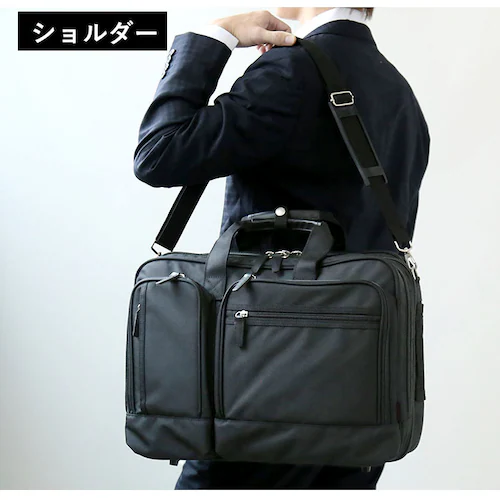 swan スワン ビジネスバッグ 3WAY 通販 ビジネスバック ビジネス キャリーバーベルト キャリーベルト 伸縮機能 エキスパンダブル 大容量 ブランド CAPTAINSTAG 1222 CAPT_4