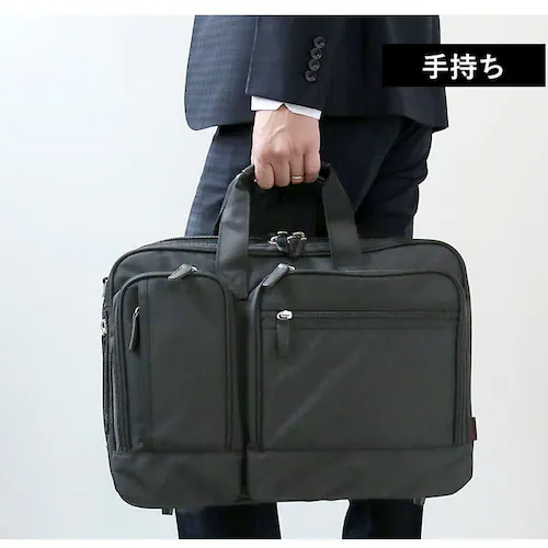 swan スワン ビジネスバッグ 3WAY 通販 ビジネスバック ビジネス キャリーバーベルト キャリーベルト 伸縮機能 エキスパンダブル 大容量 ブランド CAPTAINSTAG 1222 CAPT_5