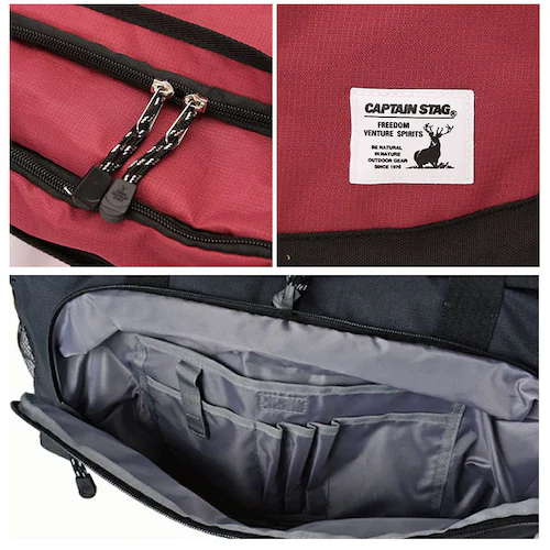 CAPTAIN STAG �L���v�e���X�^�b�O �X�|�[�c�o�b�O ��e�� �ʔ� �{�X�g���o�b�O �{�X�g�� �y�� �o�b�O ��e�� �j�̎q ���̎q �C�w���s �L�b�Y �W���j�A ���f�B�[�X �����Y �j�����p ��_14