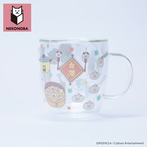 NEKONOBA �O�b�Y �ʔ� �l�R�m�o �}�O�J�b�v �K���X ��d ���킢�� ��l���� �L�����N�^�[ �H��@�s�� �d�q�����W�s�� �L �˂� �l�R �L�O�b�Y ������� 300ml �R�[�q�[�p�i �����p_1