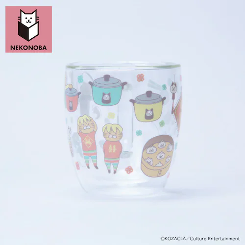 NEKONOBA �O�b�Y �ʔ� �l�R�m�o �}�O�J�b�v �K���X ��d ���킢�� ��l���� �L�����N�^�[ �H��@�s�� �d�q�����W�s�� �L �˂� �l�R �L�O�b�Y ������� 300ml �R�[�q�[�p�i �����p_2