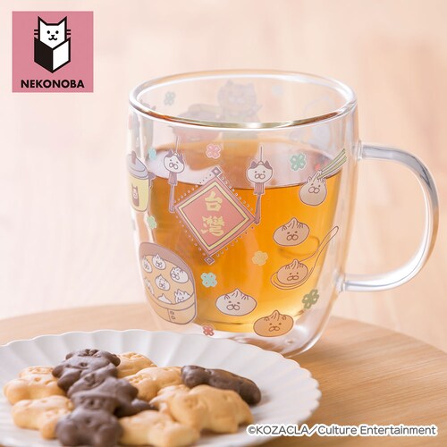 NEKONOBA �O�b�Y �ʔ� �l�R�m�o �}�O�J�b�v �K���X ��d ���킢�� ��l���� �L�����N�^�[ �H��@�s�� �d�q�����W�s�� �L �˂� �l�R �L�O�b�Y ������� 300ml �R�[�q�[�p�i �����p_3