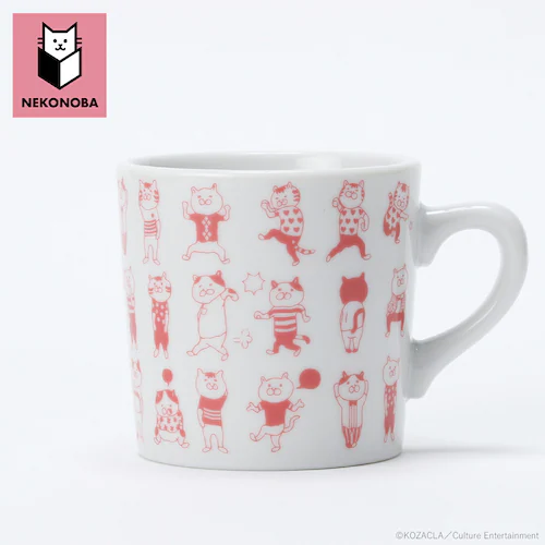 NEKONOBA �O�b�Y �ʔ� �l�R�m�o �}�O�J�b�v ���� ���킢�� ��l���� �L�����N�^�[ �H��@�Ή� �d�q�����W�Ή� �L �˂� �l�R �L�O�b�Y �䂩���ȃl�R���� ������� 280ml �R�[�q�[�p_2