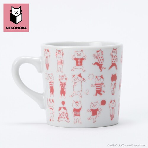 NEKONOBA �O�b�Y �ʔ� �l�R�m�o �}�O�J�b�v ���� ���킢�� ��l���� �L�����N�^�[ �H��@�Ή� �d�q�����W�Ή� �L �˂� �l�R �L�O�b�Y �䂩���ȃl�R���� ������� 280ml �R�[�q�[�p_3