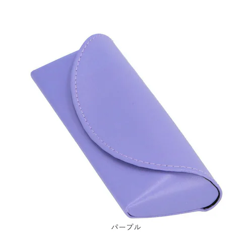 メガネケース おしゃれ レディース 通販 スリム コンパクト セミハード 眼鏡ケース 軽量 軽い マグネット式 シンプル 無地 大人 かわいい 上品 きれいめ 鼻当て付き 眼鏡 メガネ サングラス 老_8