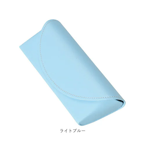 メガネケース おしゃれ レディース 通販 スリム コンパクト セミハード 眼鏡ケース 軽量 軽い マグネット式 シンプル 無地 大人 かわいい 上品 きれいめ 鼻当て付き 眼鏡 メガネ サングラス 老_9