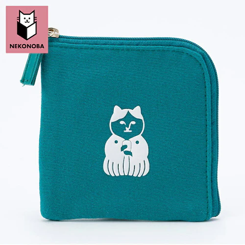 NEKONOBA グッズ 通販 ネコノバ L字ファスナー コインケース 小銭入れ 小さい 財布 レディース メンズ カードケース 小物入れ ミニポーチ カード入れ 猫 ねこ ネコ 猫グッズ ぷくぷく _7