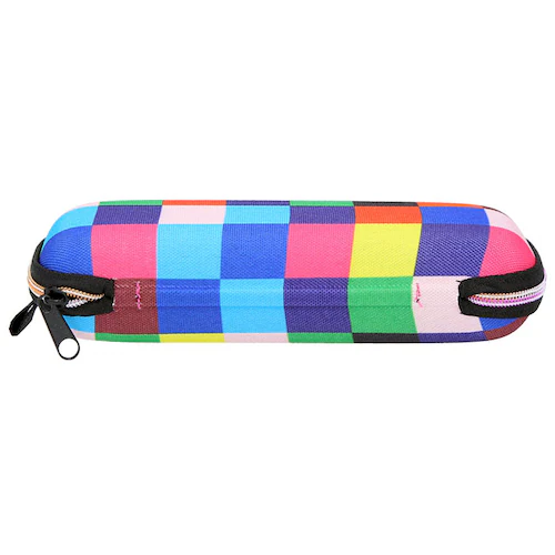 メガネケース おしゃれ 通販 眼鏡ケース 名古屋眼鏡 2091 セミ ハード めがねケース キッズ 男の子 女の子 子ども 子供 サングラスケース ファスナー式 カジュアル 可愛い プレゼント ギフト_4