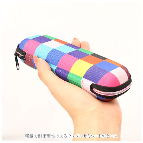 メガネケース おしゃれ 通販 眼鏡ケース 名古屋眼鏡 2091 セミ ハード めがねケース キッズ 男の子 女の子 子ども 子供 サングラスケース ファスナー式 カジュアル 可愛い プレゼント ギフト_8