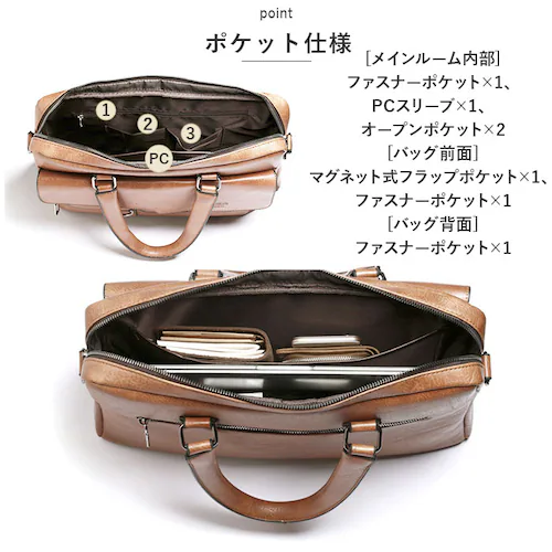 ショルダーバッグ メンズ 2way 通販 斜めがけ 斜め掛け ショルダーバック ワンショルダー バッグ バック メッセンジャーバッグ キャリーオンバッグ 肩掛け 肩かけ 大容量 ビジネスバッグ 鞄 P_5