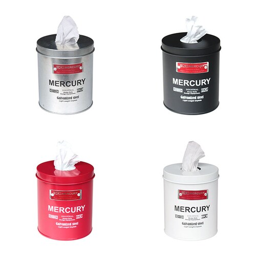 マーキュリー ティッシュボックス mercury 通販 ブリキサニタリーペーパーホルダー ブランド おしゃれ ティッシュケース トイレットペーパー ティッシュペーパー かわいい 子供部屋 キッチン 台_3