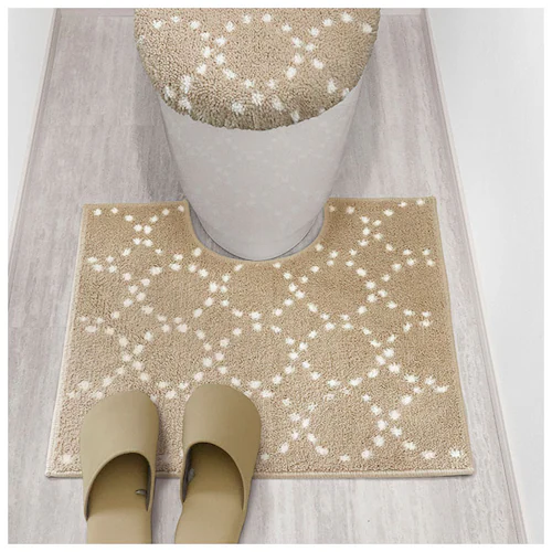 トイレマット おしゃれ 通販 マット トイレ 洗える 60 × 55cm オカトー ナチュラル 55×60cm シンプル トイレファブリック 可愛い トイレタリー インテリア トイレ用品 雑貨 日用品_3