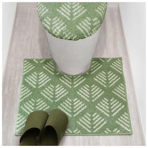 トイレマット おしゃれ 通販 マット トイレ 洗える 60 × 55cm オカトー ナチュラル 55×60cm シンプル トイレファブリック 可愛い トイレタリー インテリア トイレ用品 雑貨 日用品_4