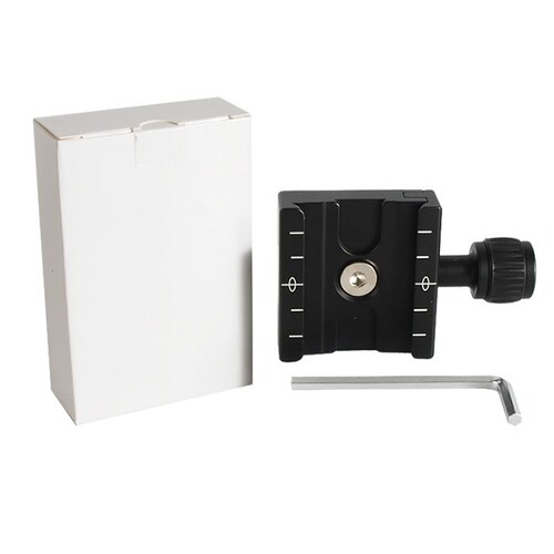 アルカスイス互換 プレート 通販 クイックリリース クイックリリースクランプ 水準器 雲台 ボールヘッド カメラ 三脚 アルミ製 ブラック バブルレベル内蔵 ユニバーサル トラベル コンパクト しっか_8