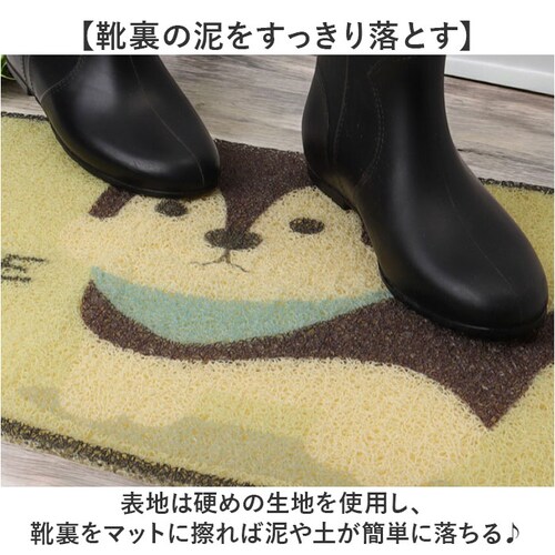 玄関マット 60×40cm アニマル 通販 玄関 マット ドアマット エントランスマット 泥除け 泥落とし ウエルカム welcome エントランス ずれにくい かわいい 可愛い 柄 動物 室内 屋外_2