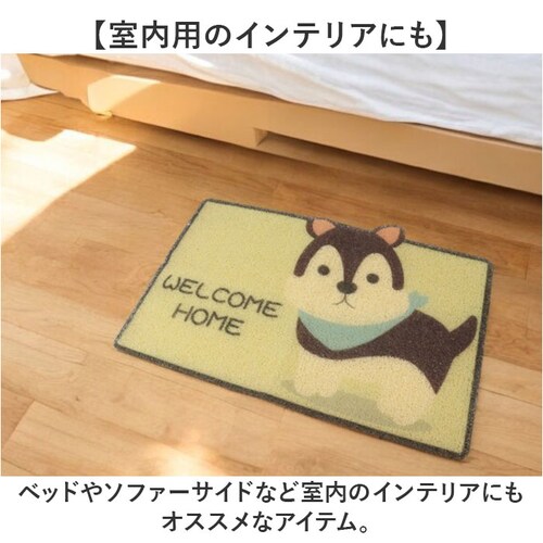 玄関マット 60×40cm アニマル 通販 玄関 マット ドアマット エントランスマット 泥除け 泥落とし ウエルカム welcome エントランス ずれにくい かわいい 可愛い 柄 動物 室内 屋外_6