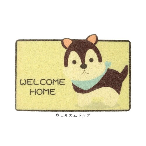 玄関マット 60×40cm アニマル 通販 玄関 マット ドアマット エントランスマット 泥除け 泥落とし ウエルカム welcome エントランス ずれにくい かわいい 可愛い 柄 動物 室内 屋外_12