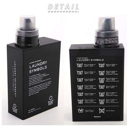 洗濯洗剤 詰め替えボトル 通販 おしゃれ 柔軟剤 ディスペンサー ランドリーボトル 液体 洗濯グッズ ランドリー用品 600ml 詰替ボトル 詰替え つめかえ 詰め替え容器 スクエア 角 四角 ランド_1