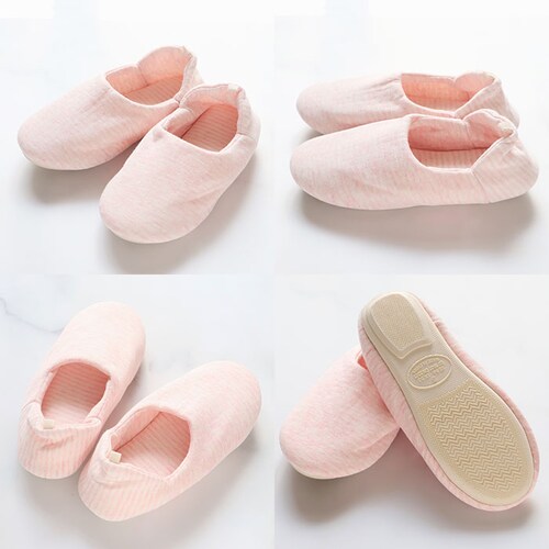 ルームシューズ あったか レディース 通販 かかと付き 室内履き 折り畳み 折りたたみ 滑り止め ゴム底 携帯 洗える 軽量 軽い 足にやさしい 綿100% 中綿入り ムレない 暖かい あったか 冷え_11