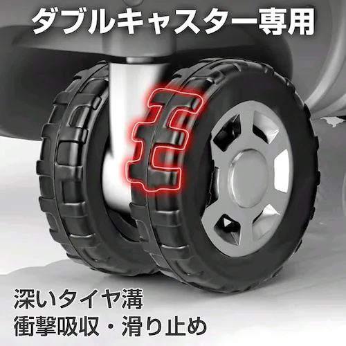 キャスターカバー ブラック S 8個セット スーツケース 静音 外れにくい タイヤ ホイール 衝撃吸収 保護 傷防止 滑り止め シリコン ゴム 旅行 キャリーケース オフィスチェア_2