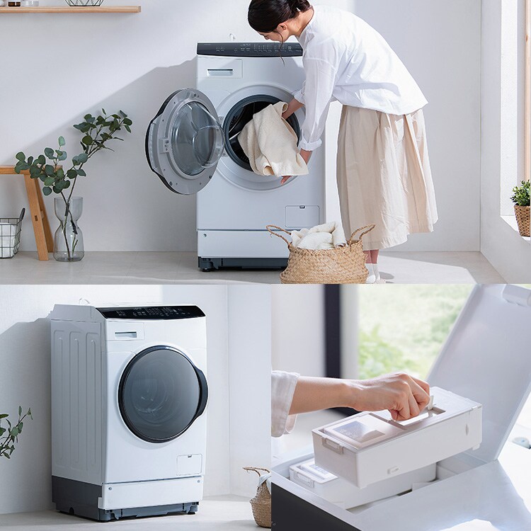 ドラム式洗濯乾燥機 HDK852Z-W アイリスオーヤマ 設置無料】 洗濯乾燥機 ドラム式 8kg 乾燥5kg 左開き 洗剤自動