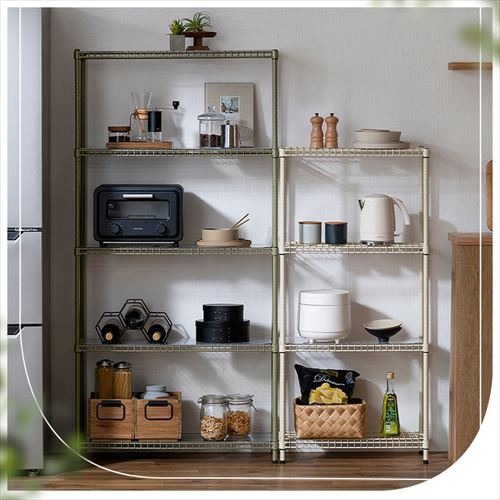 スチールラック カラースチールシェルフ ラック大 SEC-800