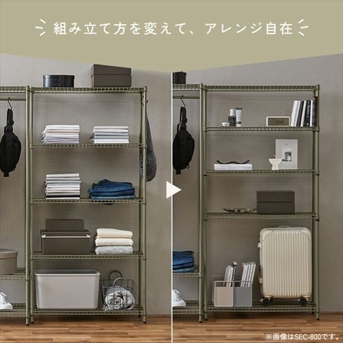 アイリスオーヤマ　スチールラック 2個セット　幅80cm 5段 アイリスオーヤマ スチールラック 2個セット 幅80cm 5段 メタル