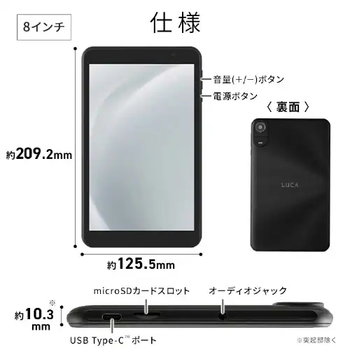 ^ubg 8C` y 64GB C4GB 8RA [J[ یtBW LUCA TE08D2M64-V1B ubN_12