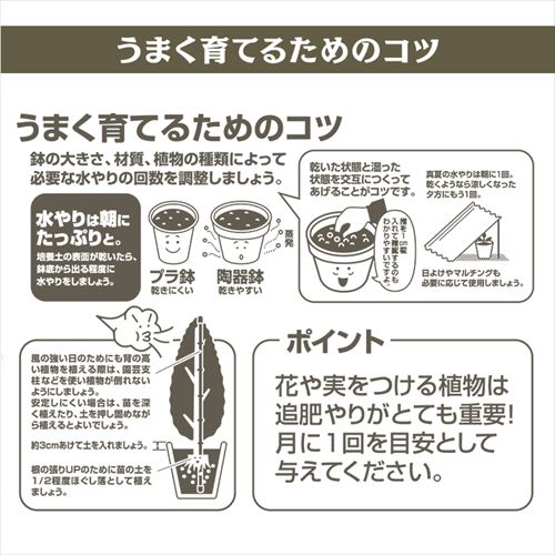 万田酵素×緩効性肥料 配合 花・野菜の培養土14L 108078 │アイリス